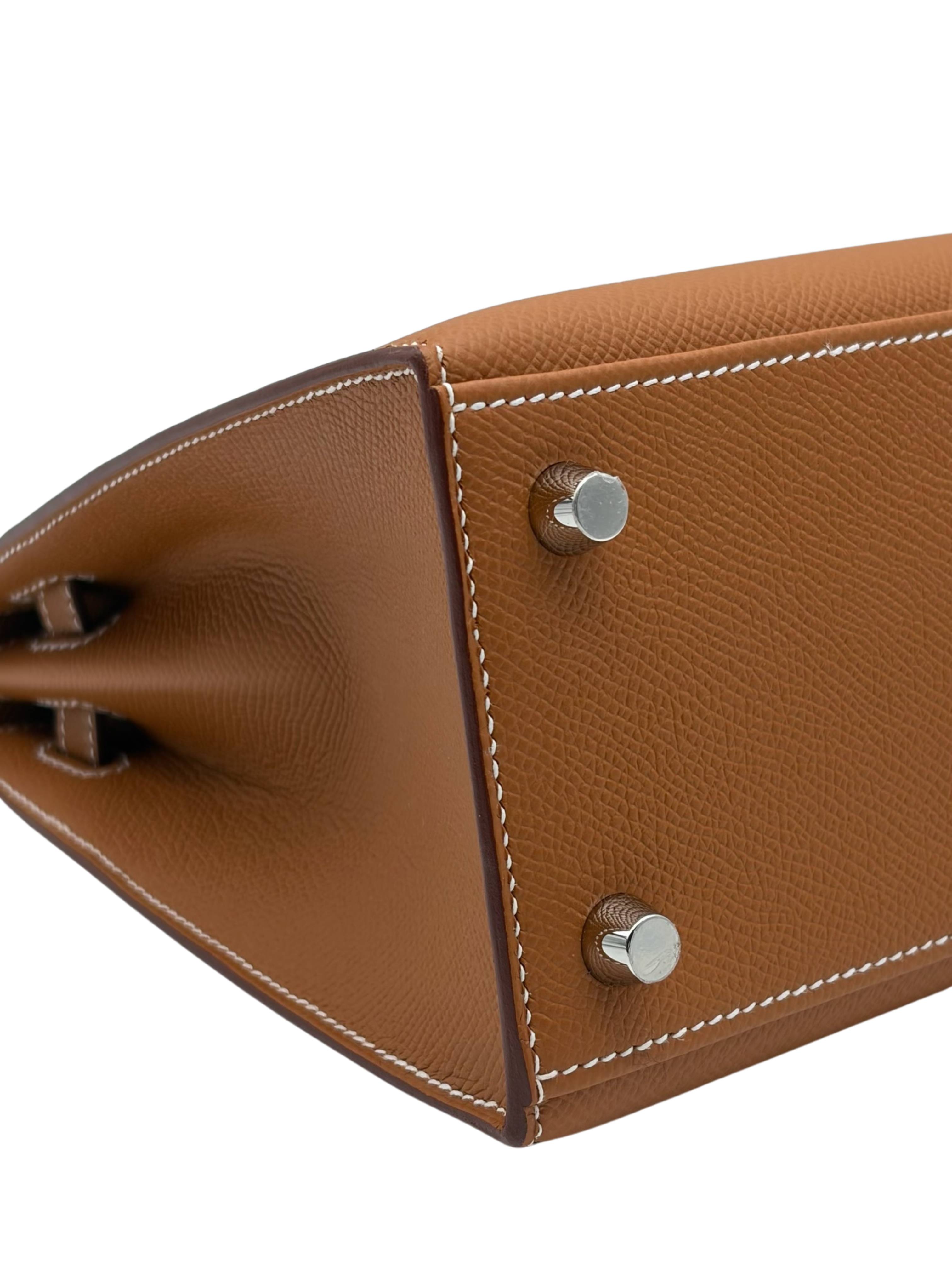 Hermès Kelly 25 Epsom Gold Palladium Hardware