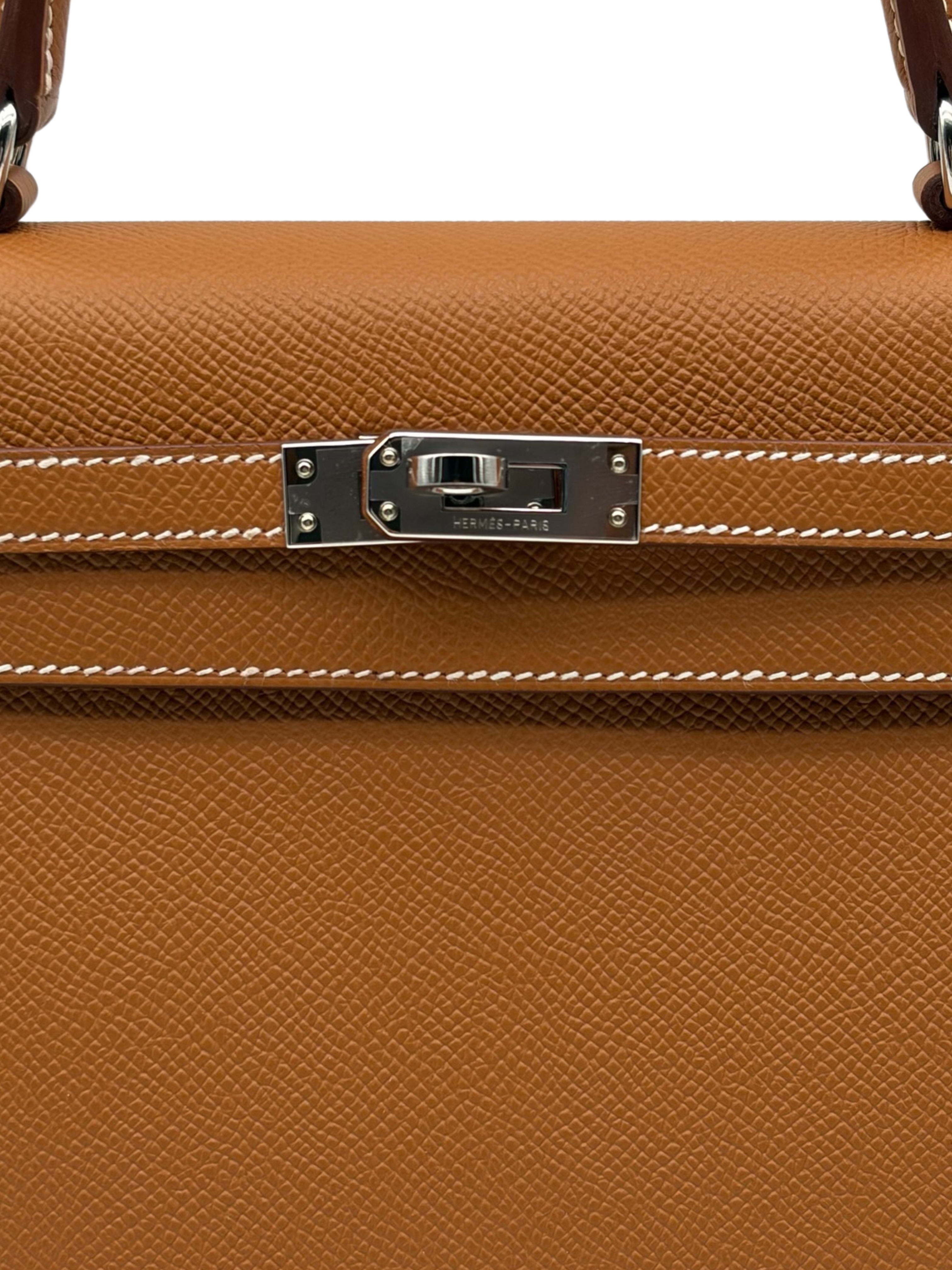 Hermès Kelly 25 Epsom Gold Palladium Hardware