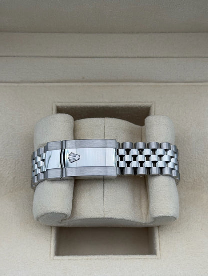 Rolex Datejust 36mm Steel Blue Motif Diamonds Dial