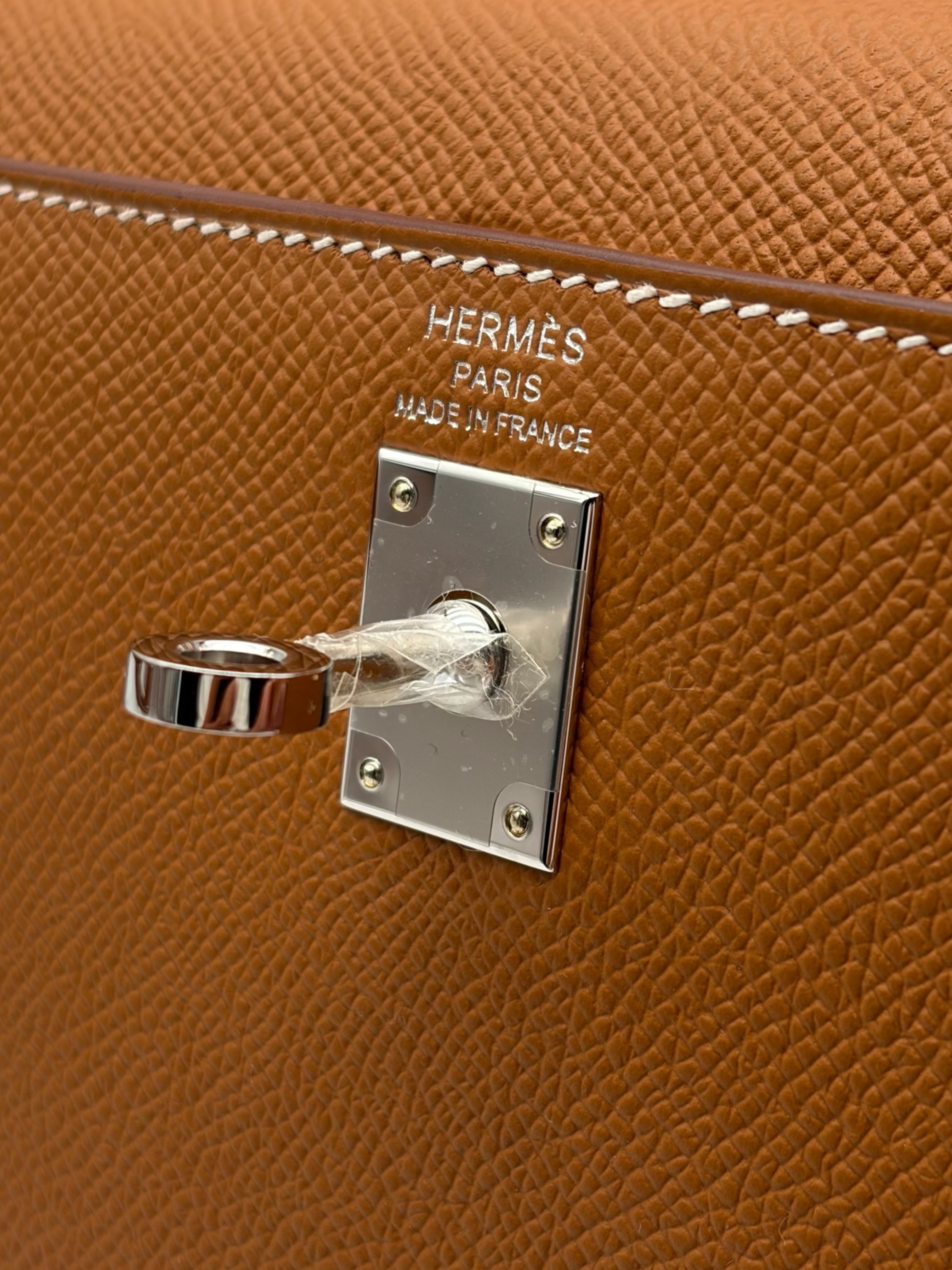 Hermès Kelly 25 Epsom Gold Palladium Hardware