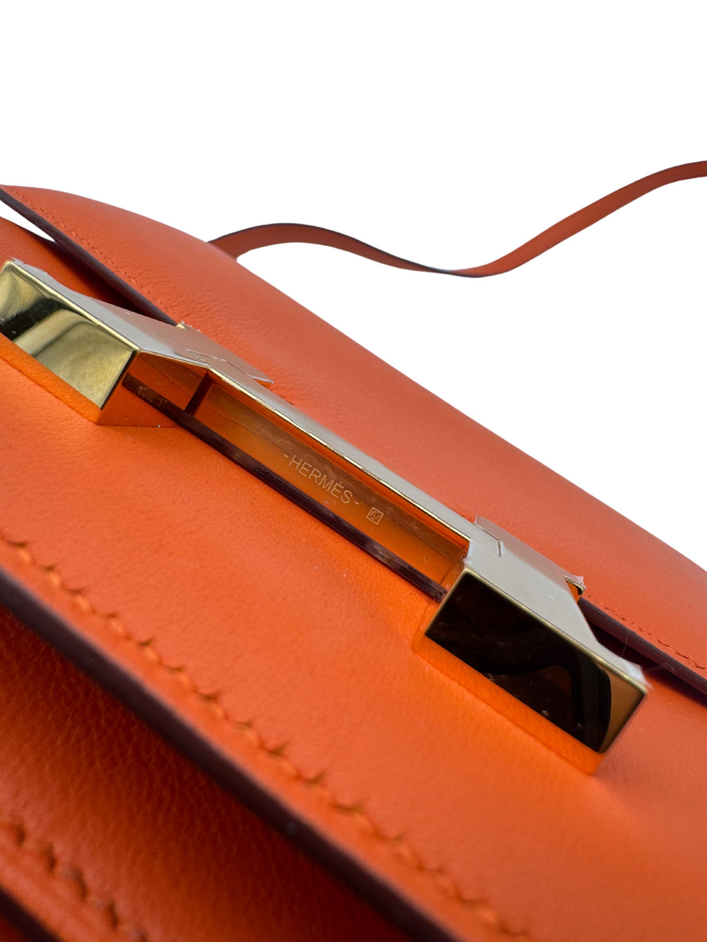 Hermès Constance 18 Swift Orange Gold Hardware