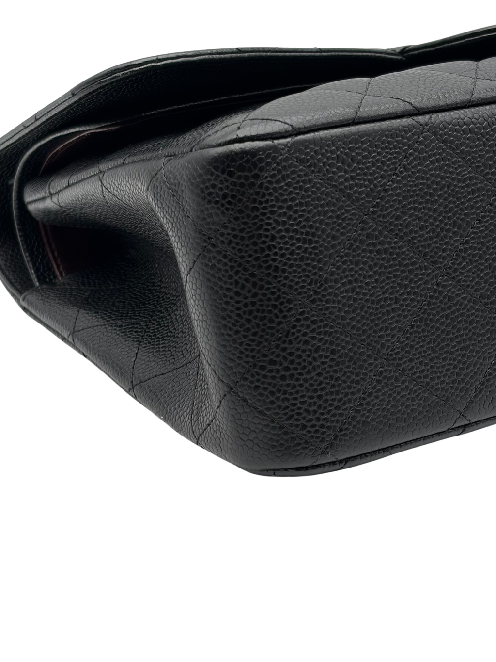Chanel Classic Jumbo Black Caviar Leather