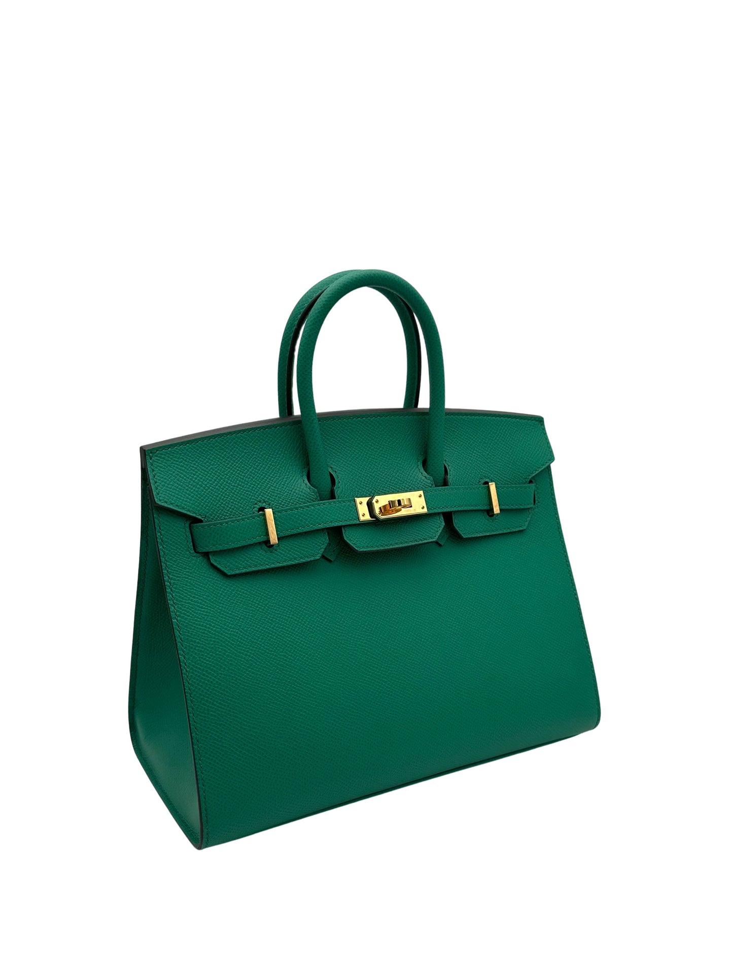Hermès Birkin 25 Epsom Vert Vertigo Gold Hardware