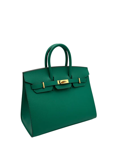 Hermès Birkin 25 Epsom Vert Vertigo Gold Hardware