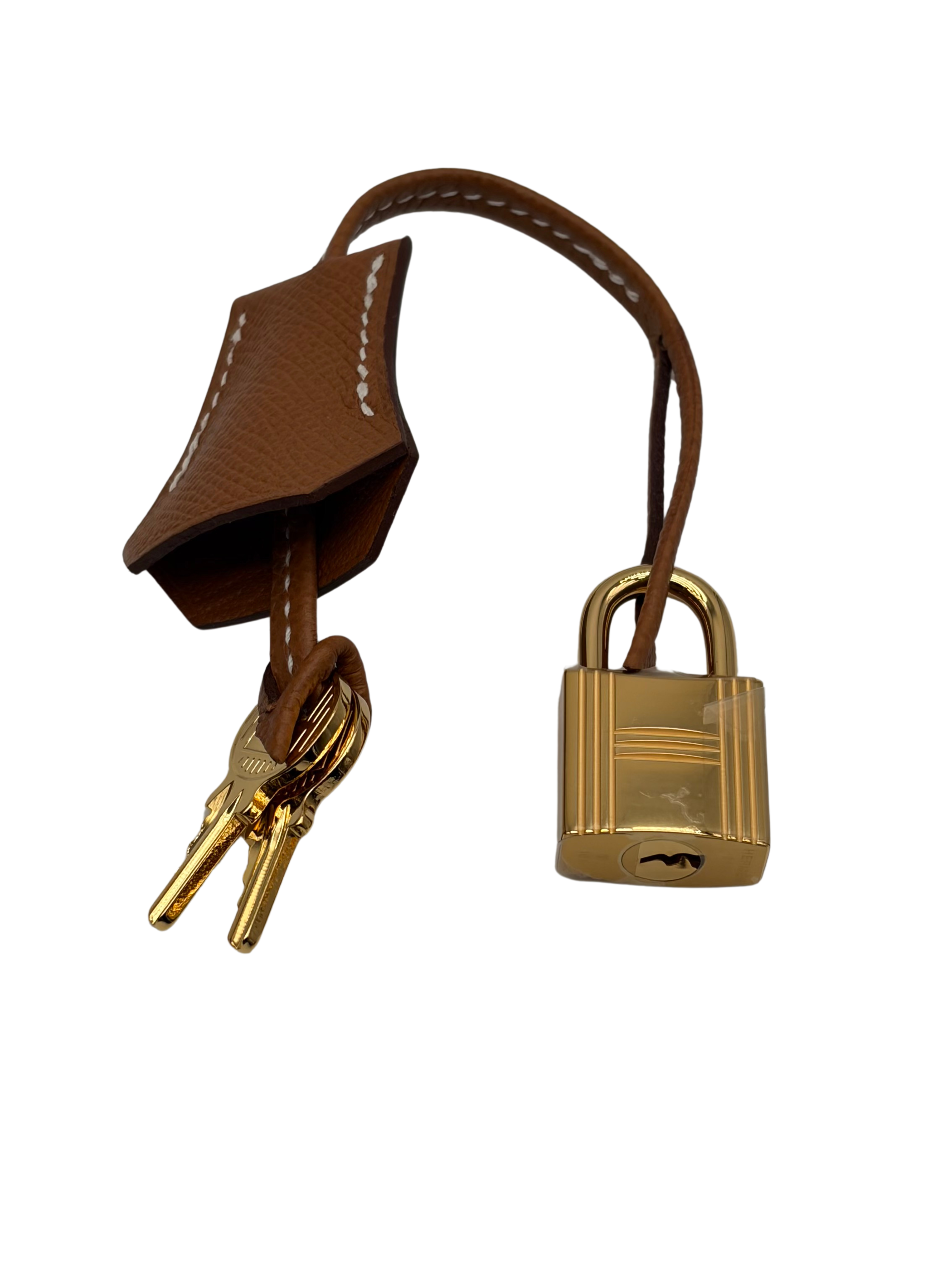 Hermès Kelly 25 Epsom Gold Gold Hardware