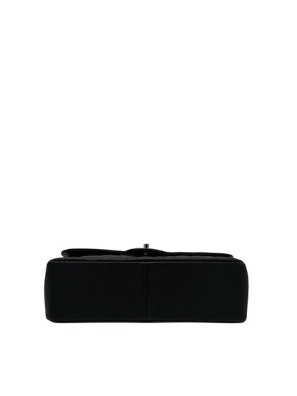 Chanel Classic Jumbo Black Caviar Leather