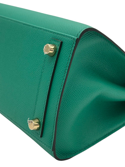 Hermès Birkin 25 Epsom Vert Vertigo Gold Hardware