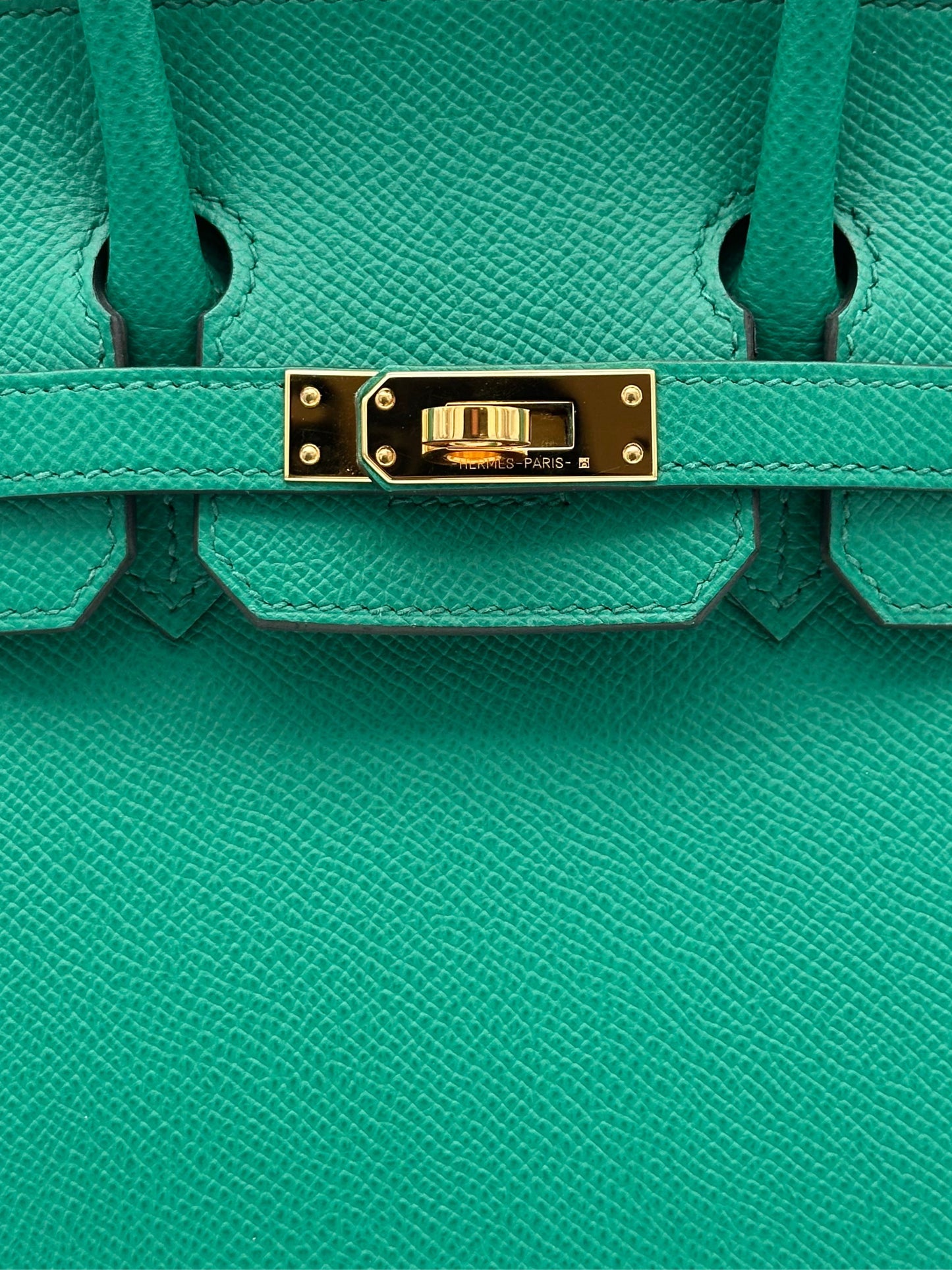 Hermès Birkin 25 Epsom Vert Vertigo Gold Hardware