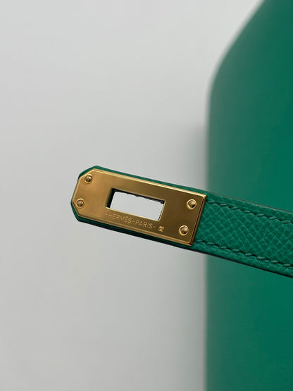 Hermès Birkin 25 Epsom Vert Vertigo Gold Hardware