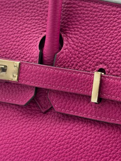 Hermès Birkin 25 Togo Rose Pourpre Palladium Hardware