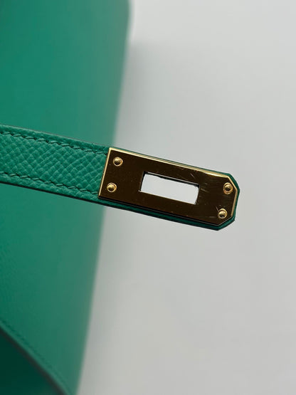 Hermès Birkin 25 Epsom Vert Vertigo Gold Hardware