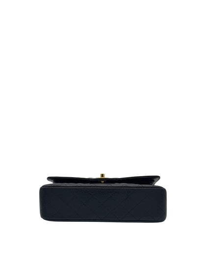 Chanel Classic Medium Black Caviar Leather