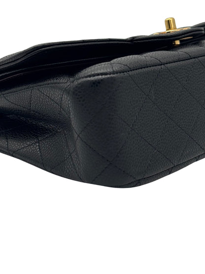 Chanel Classic Medium Black Caviar Leather
