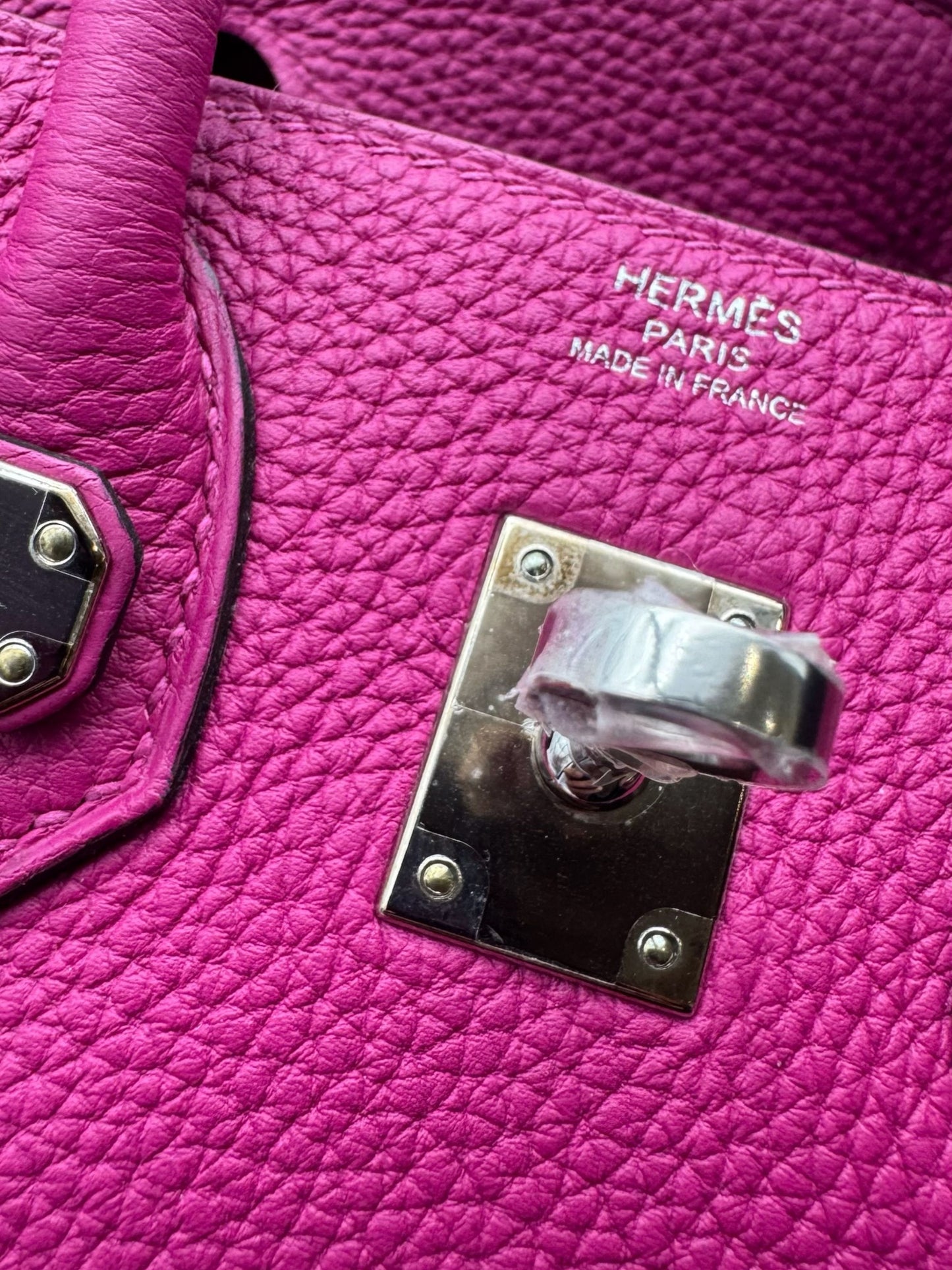 Hermès Birkin 25 Togo Rose Pourpre Palladium Hardware
