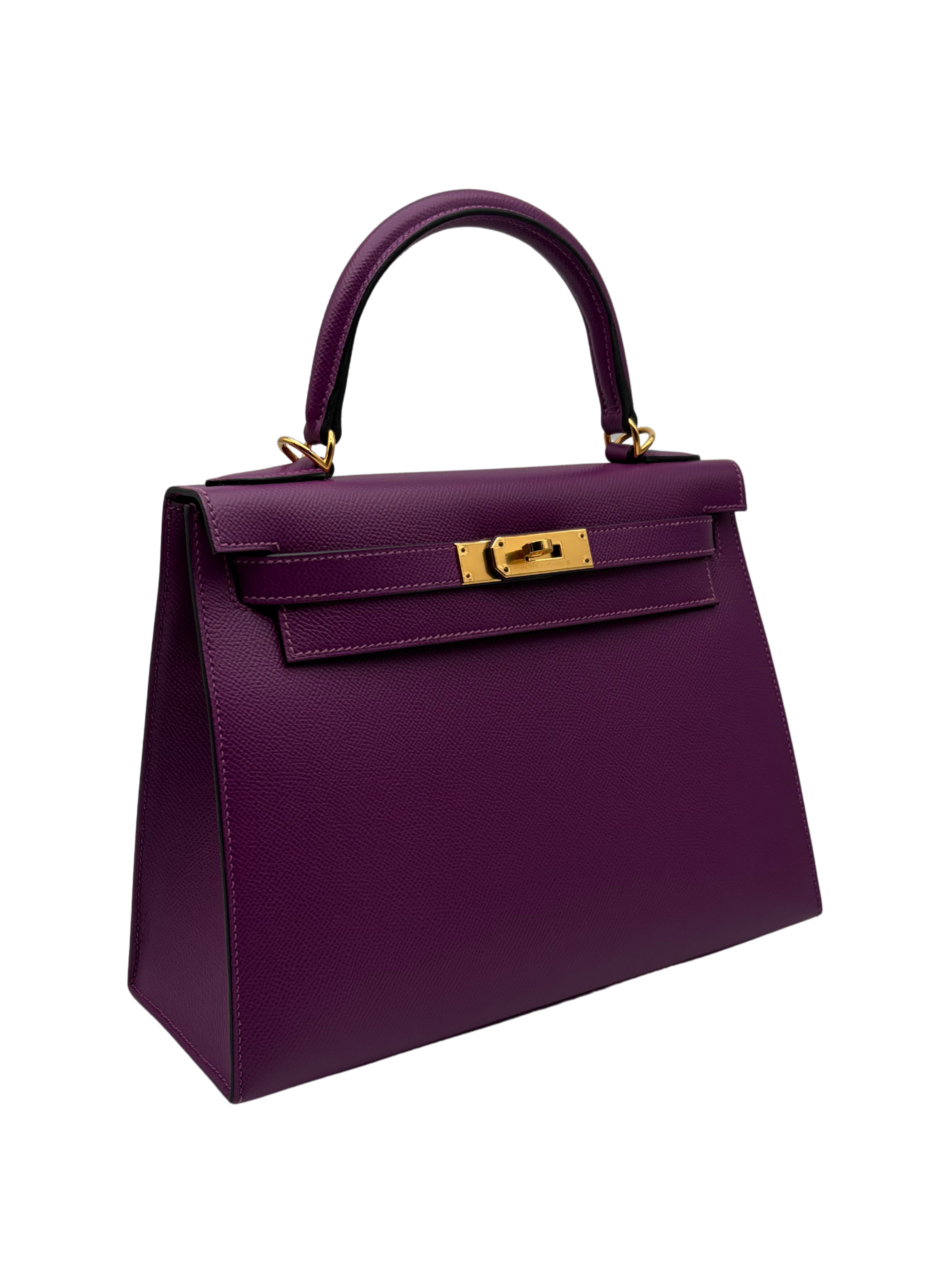 Hermès Kelly 28 Epsom Anemone Gold Hardware