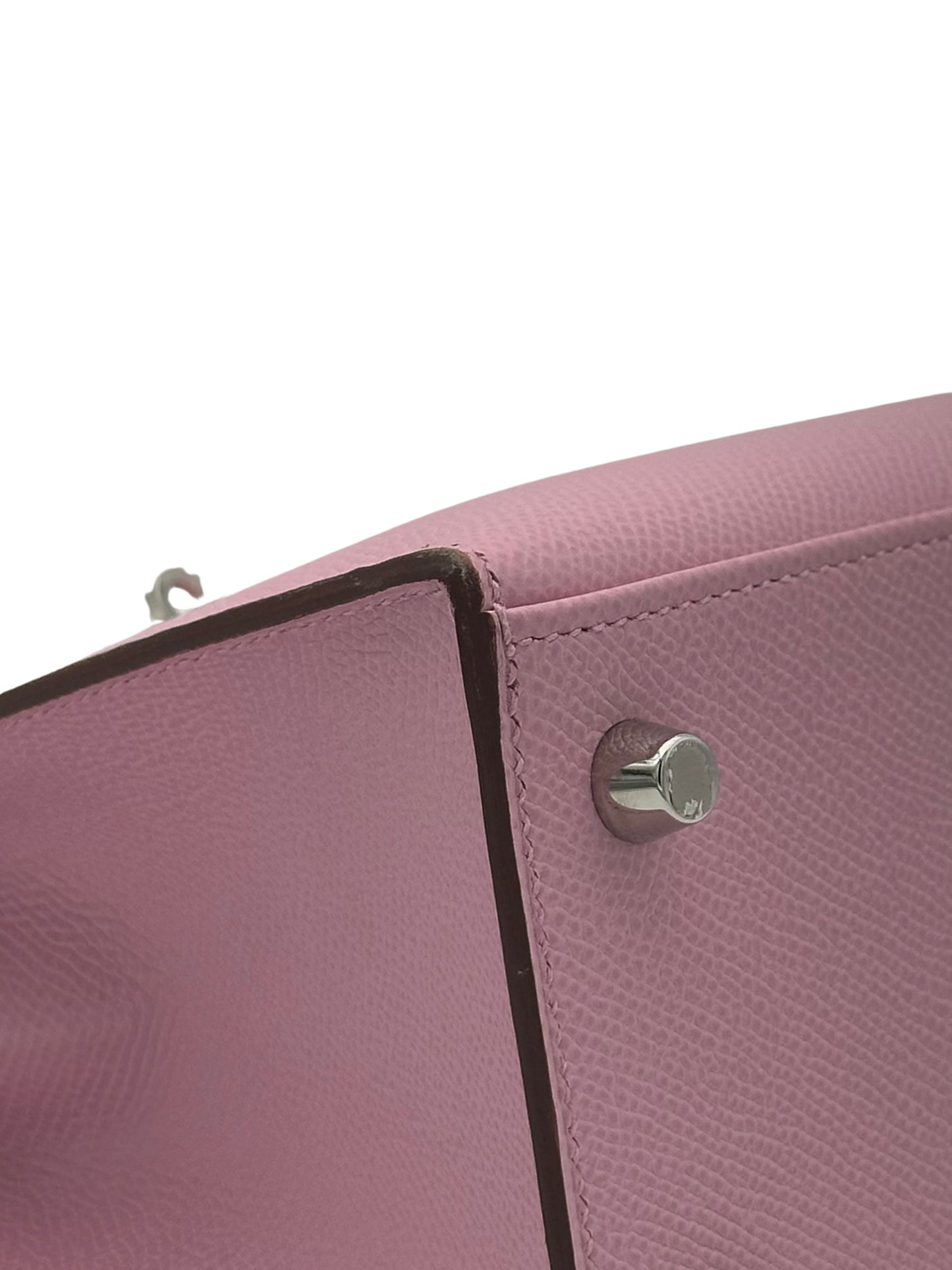 Hermès Kelly 25 Epsom Mauve Sylvester Palladium Hardware