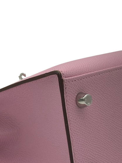 Hermès Kelly 25 Epsom Mauve Sylvester Palladium Hardware
