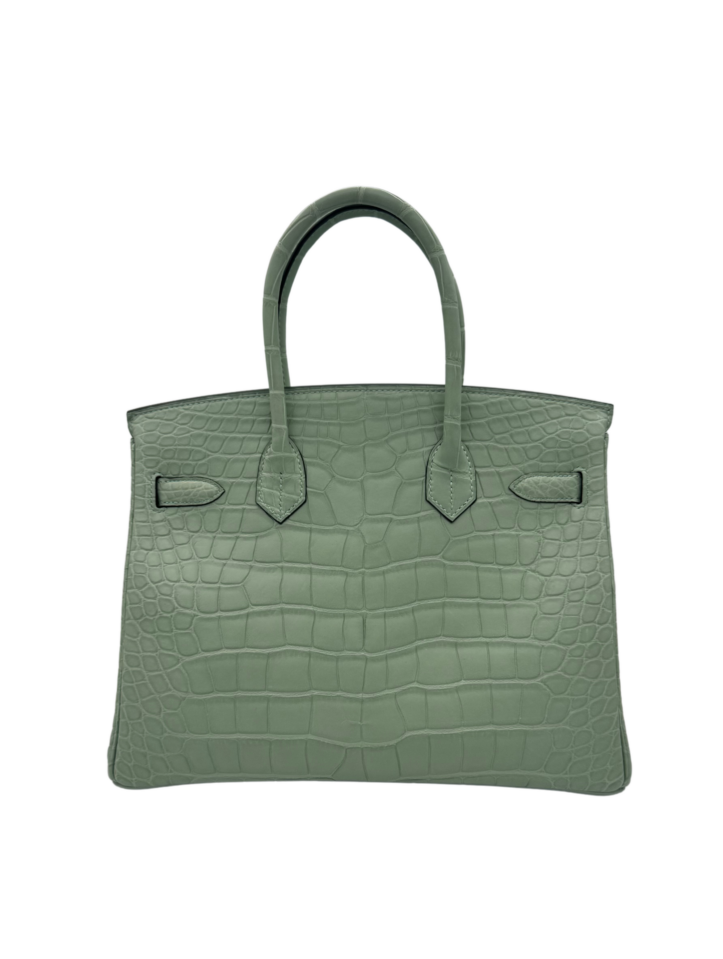 Hermès Birkin 30 Alligator Vert D'Eau Matte