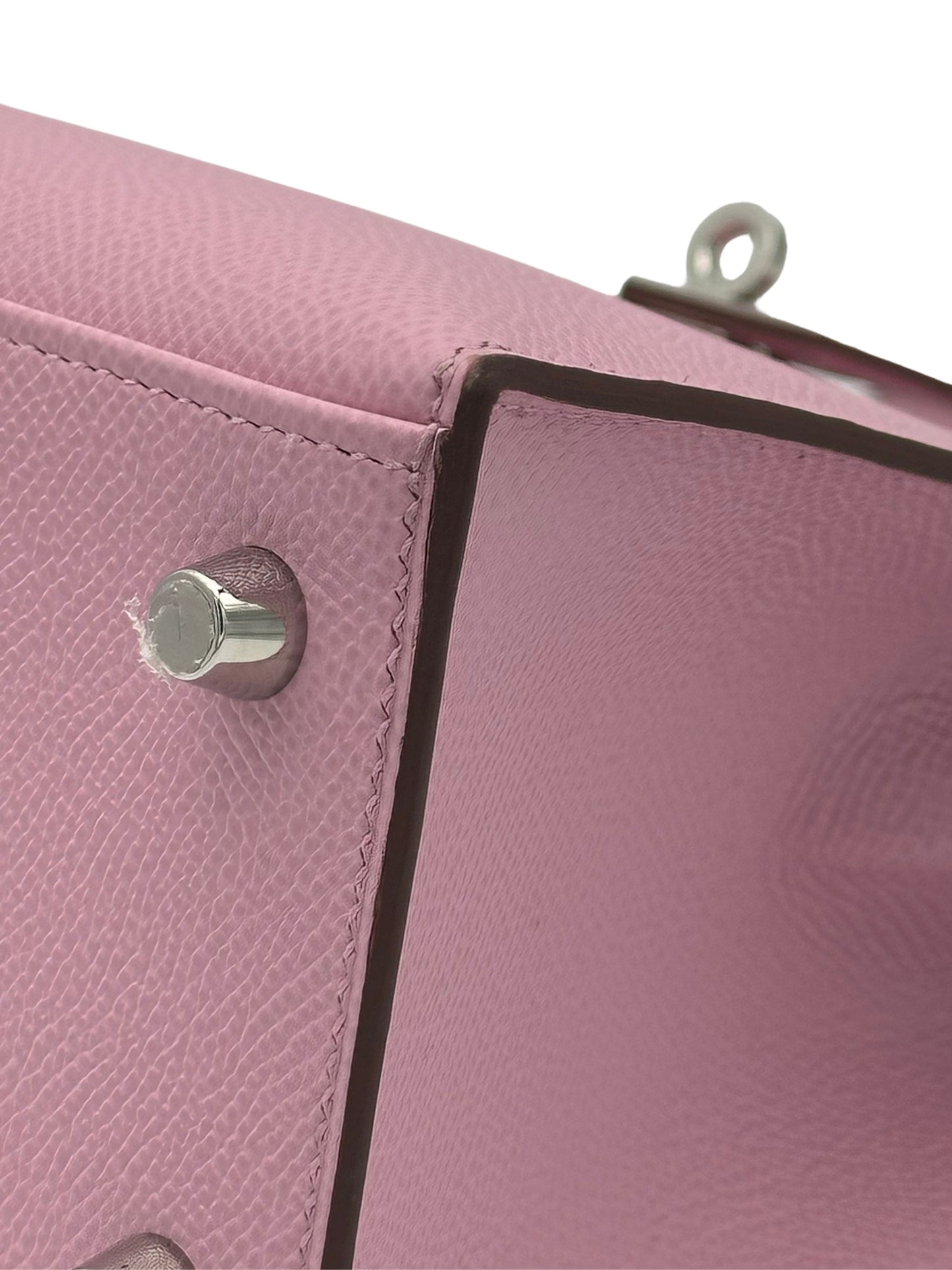 Hermès Kelly 25 Epsom Mauve Sylvester Palladium Hardware