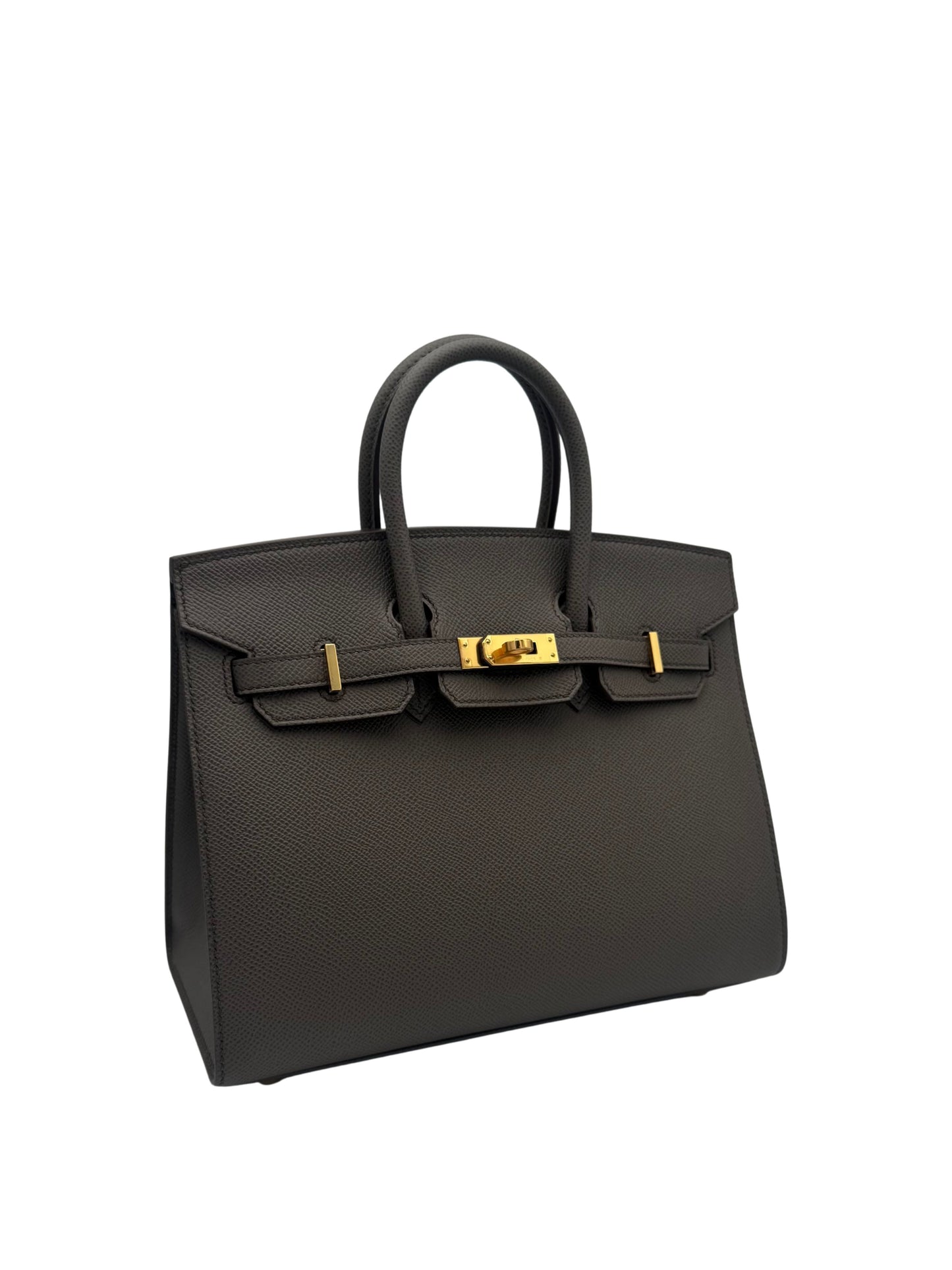Hermès Birkin 25 Epsom Gris Etain Gold Hardware
