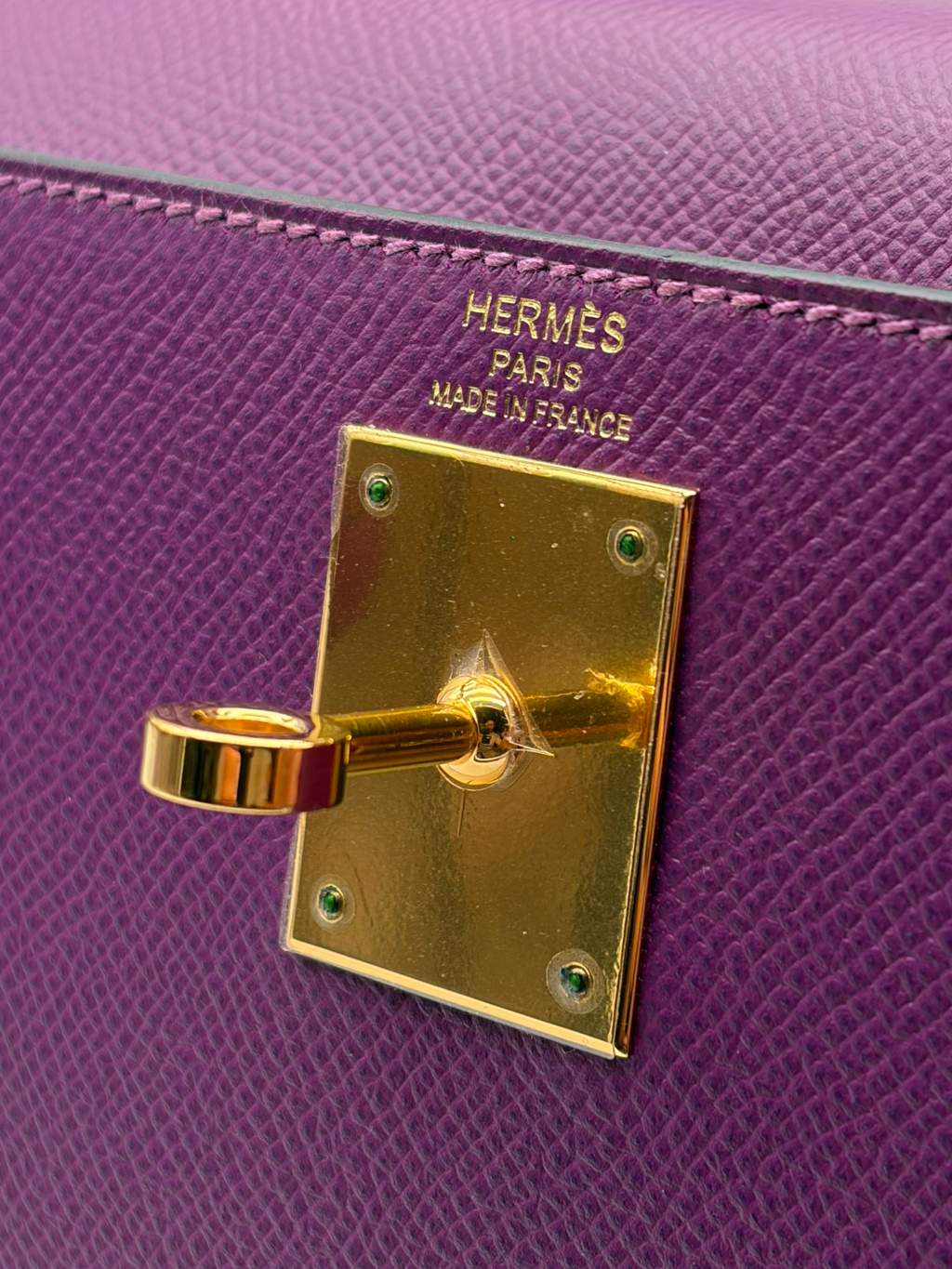 Hermès Kelly 28 Epsom Anemone Gold Hardware
