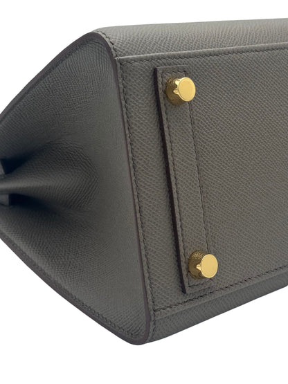 Hermès Birkin 25 Epsom Gris Etain Gold Hardware