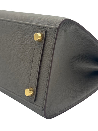 Hermès Birkin 25 Epsom Gris Etain Gold Hardware
