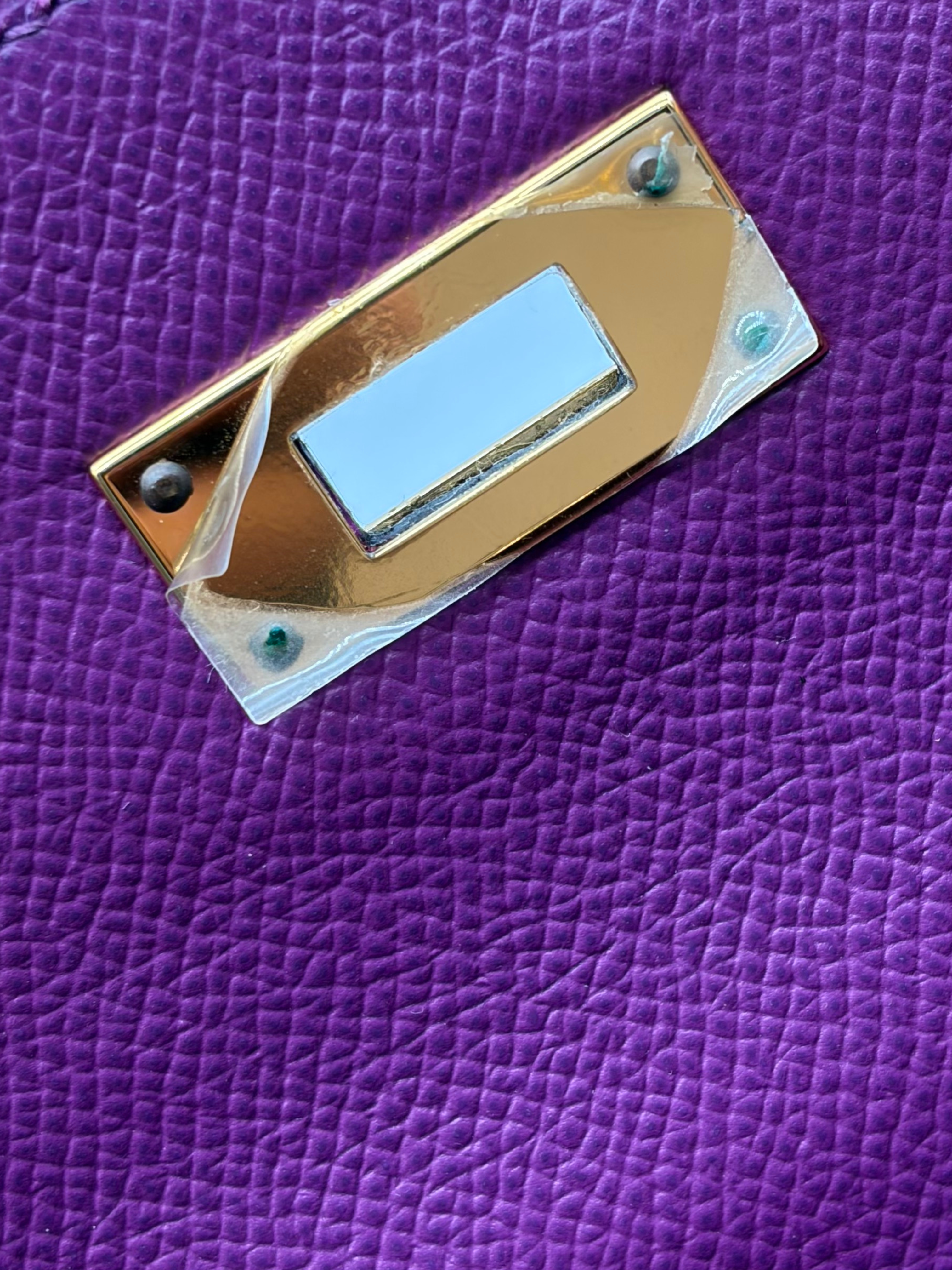 Hermès Kelly 28 Epsom Anemone Gold Hardware