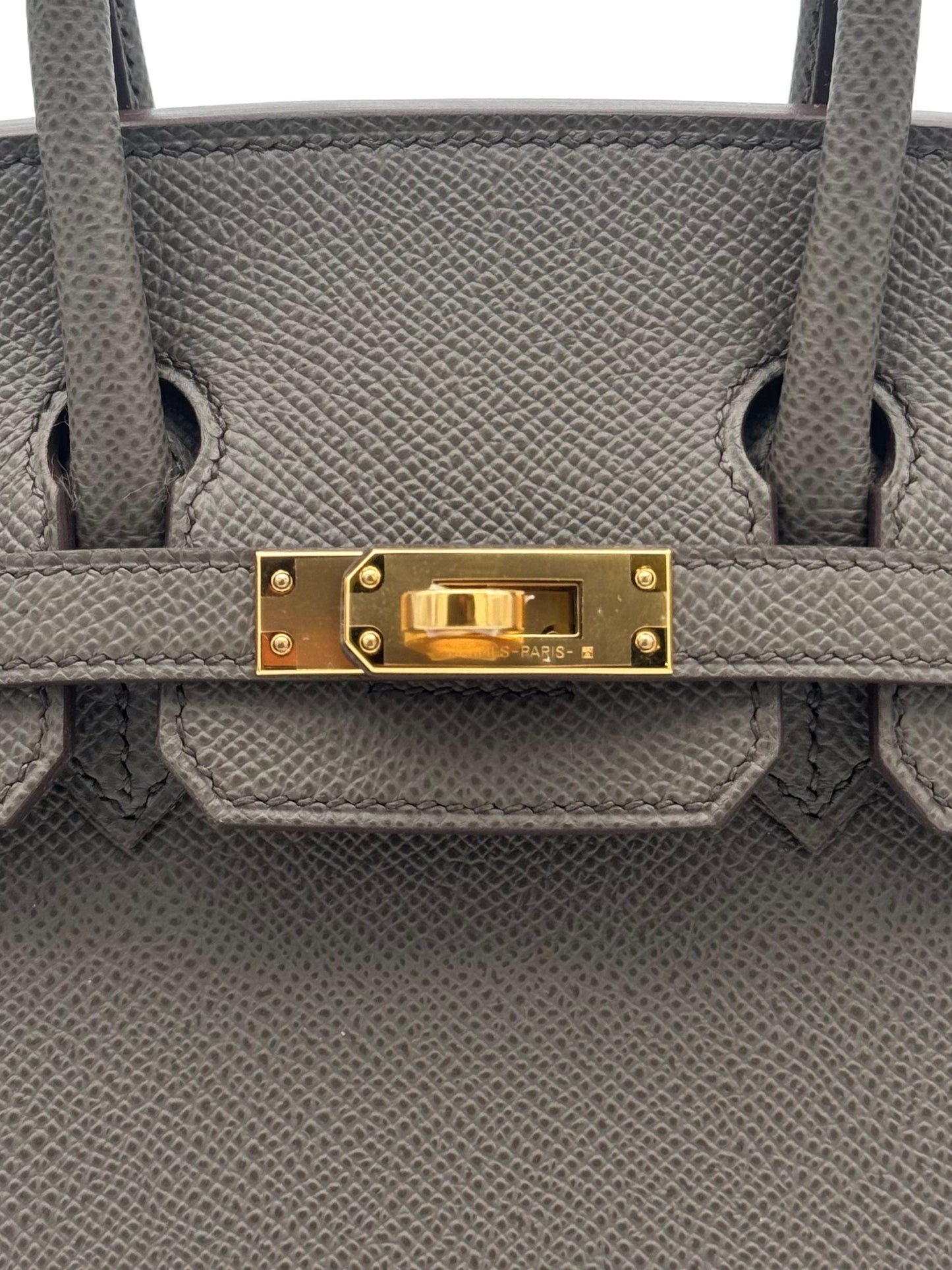 Hermès Birkin 25 Epsom Gris Etain Gold Hardware