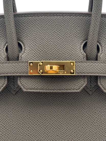 Hermès Birkin 25 Epsom Gris Etain Gold Hardware
