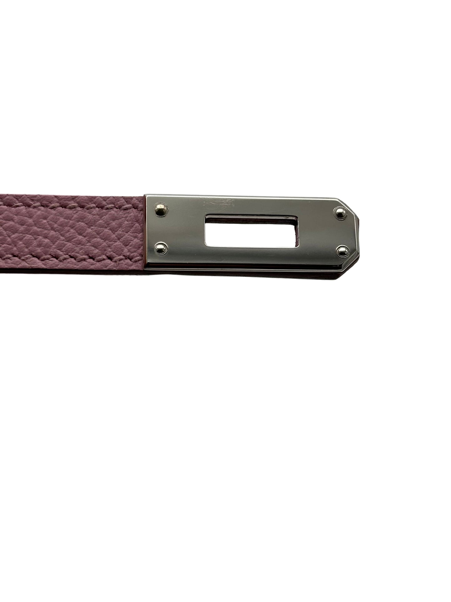 Hermès Kelly 25 Epsom Mauve Sylvester Palladium Hardware