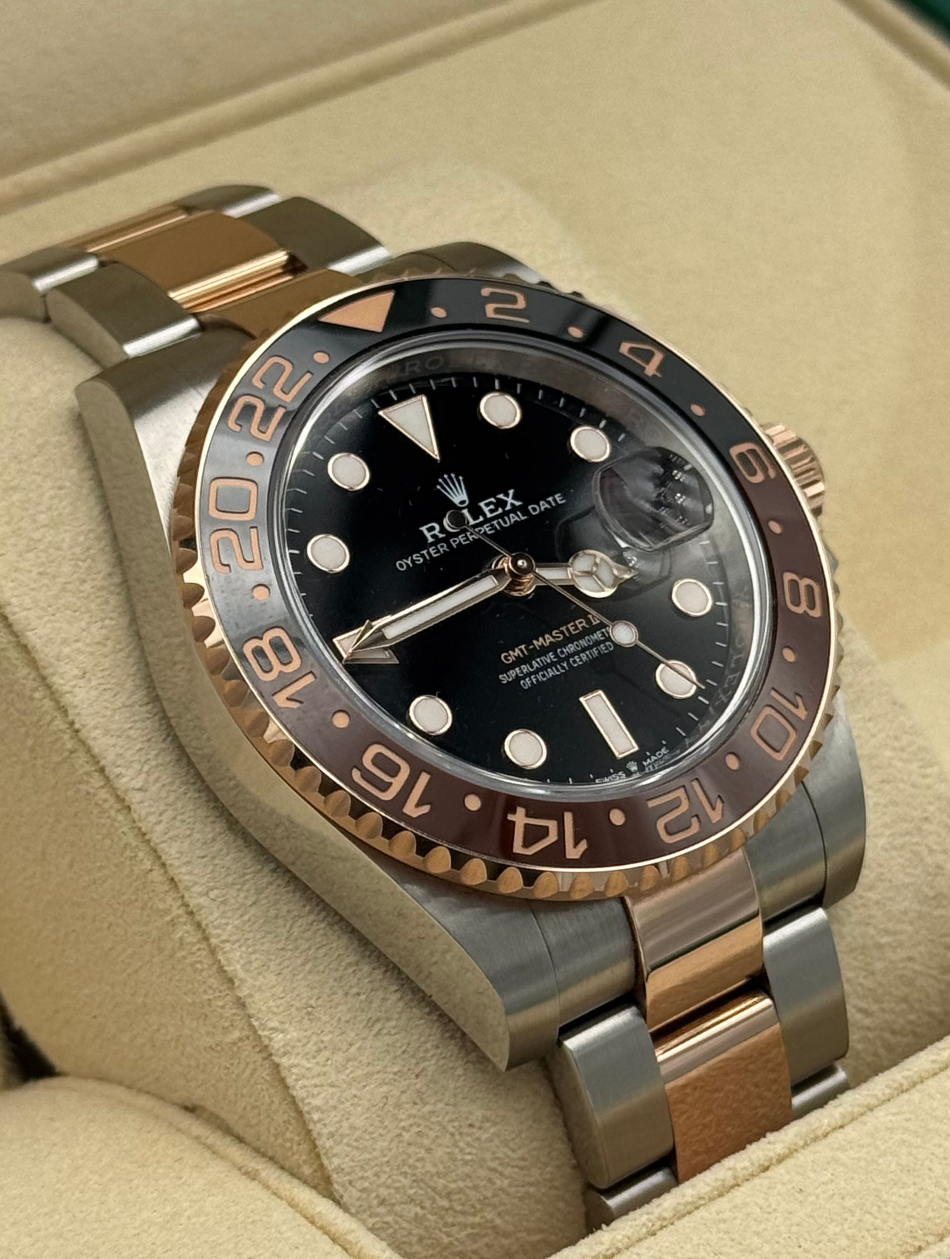 Rolex GMT-Master II Acero/Oro Rosa "Root Beer"