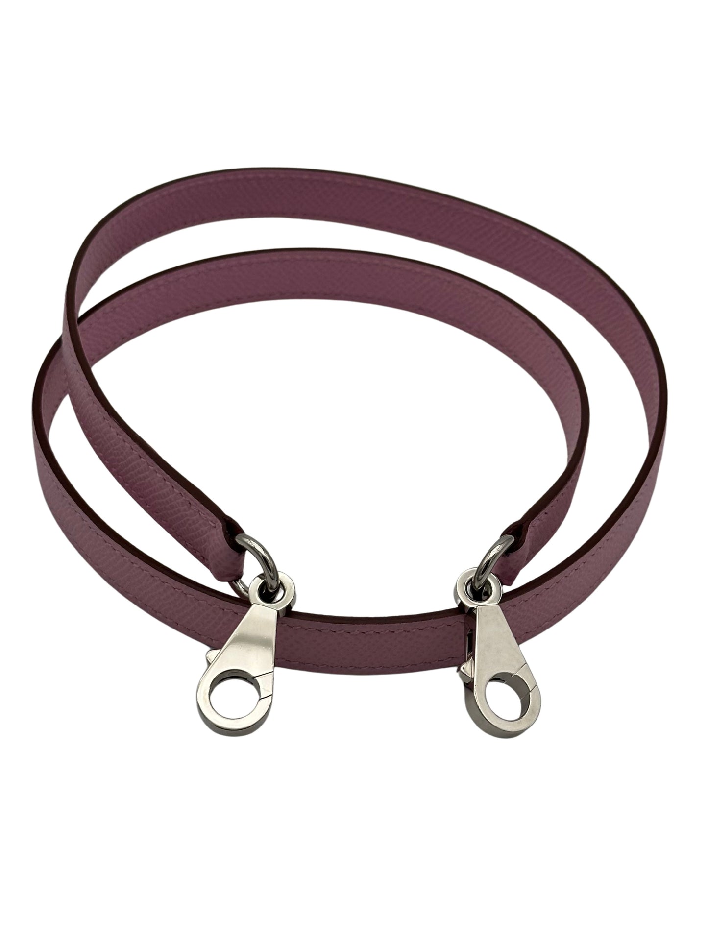 Hermès Kelly 25 Epsom Mauve Sylvester Palladium Hardware