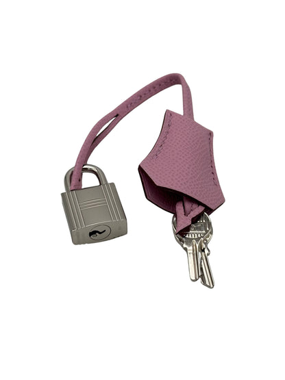 Hermès Kelly 25 Epsom Mauve Sylvester Palladium Hardware