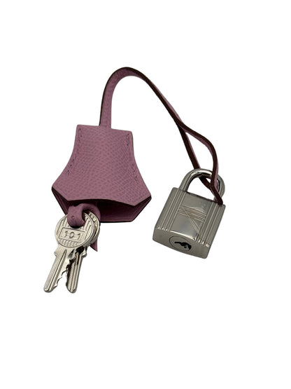 Hermès Kelly 25 Epsom Mauve Sylvester Palladium Hardware