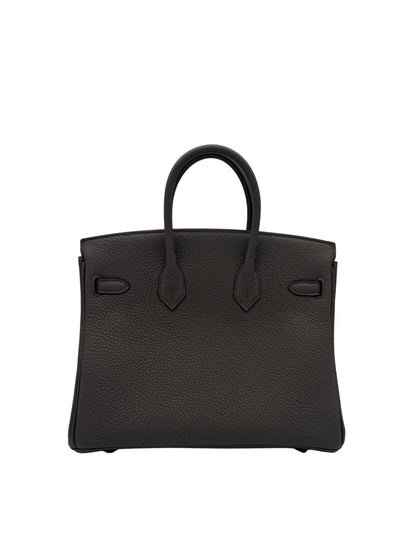 Hermès Birkin 25 Togo Gris Etain Gold Hardware