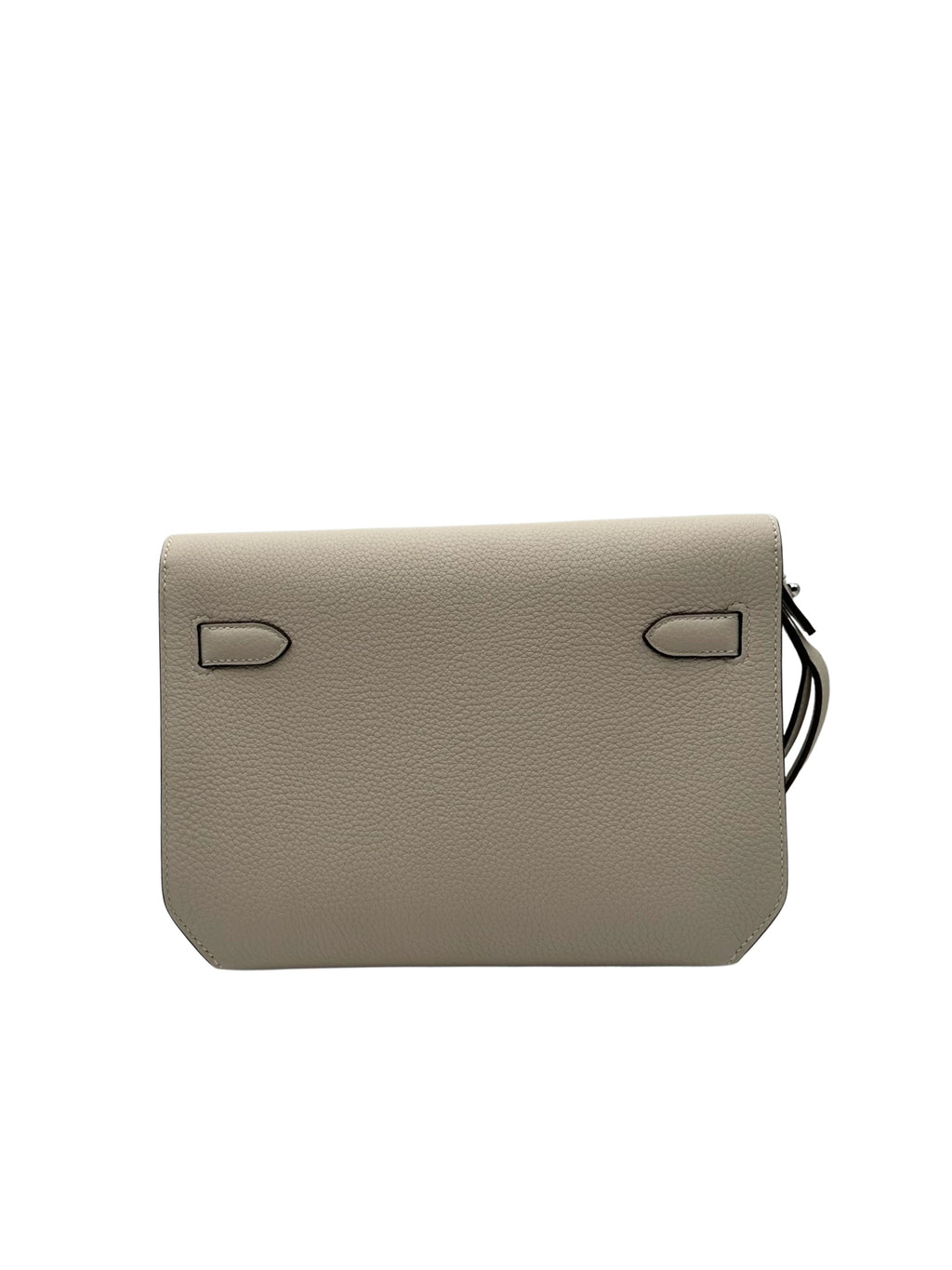 Hermès Kelly Dépêches 25 HSS Togo Gold/Craie