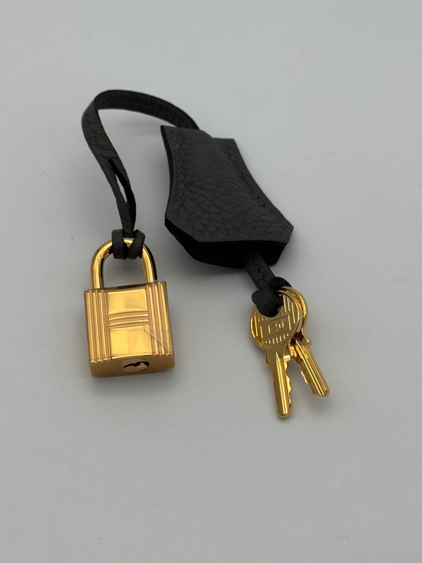 Hermès Birkin 25 Togo Gris Etain Gold Hardware