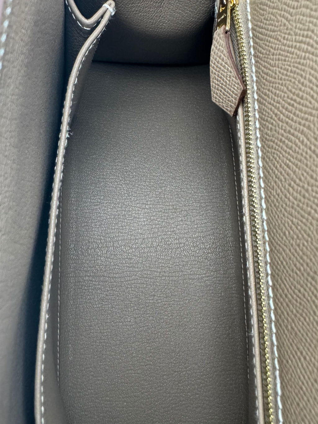 Hermès Kelly 25 Epsom Etoupe Gold Hardware