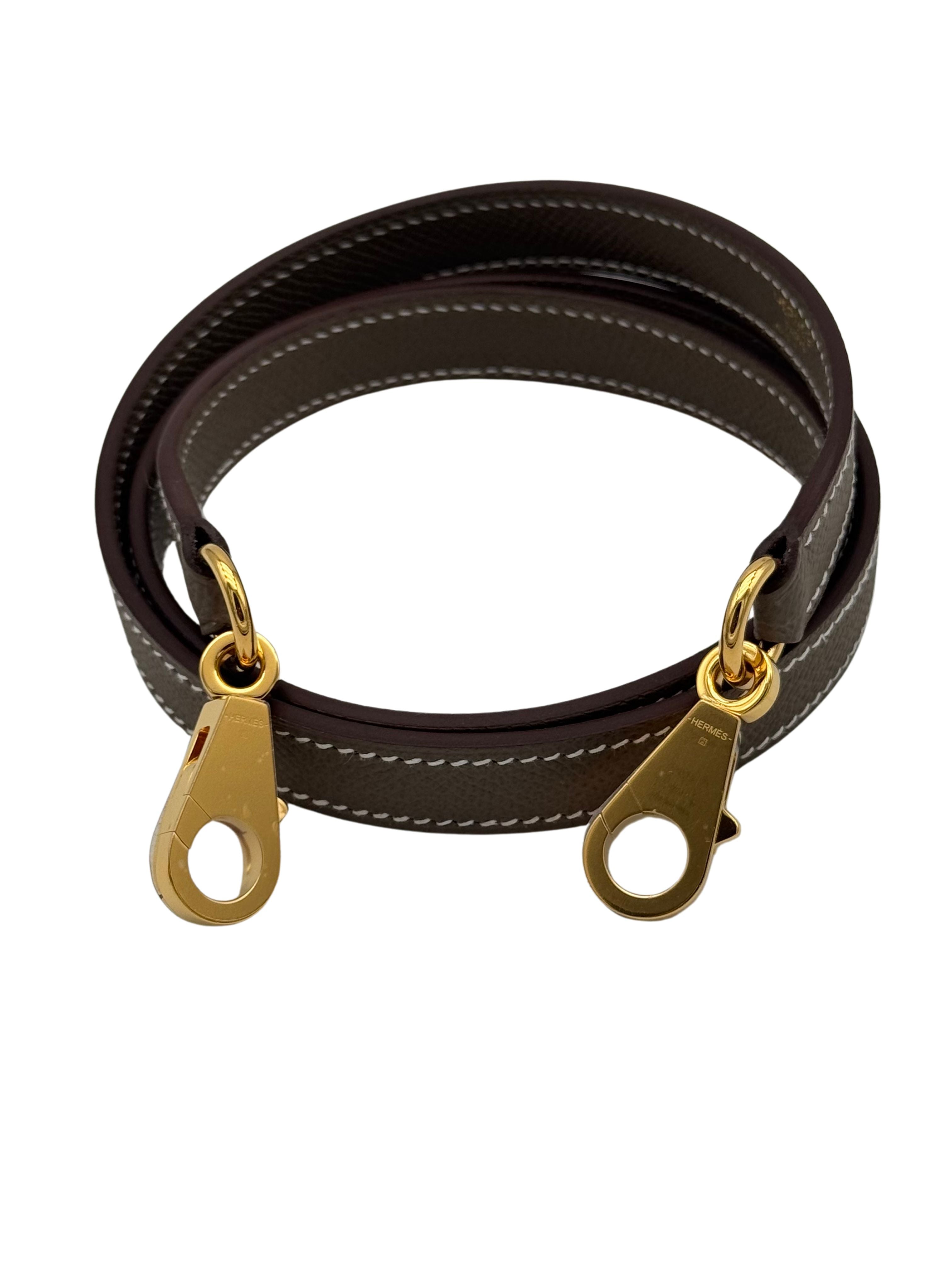 Hermès Kelly 25 Epsom Etoupe Gold Hardware