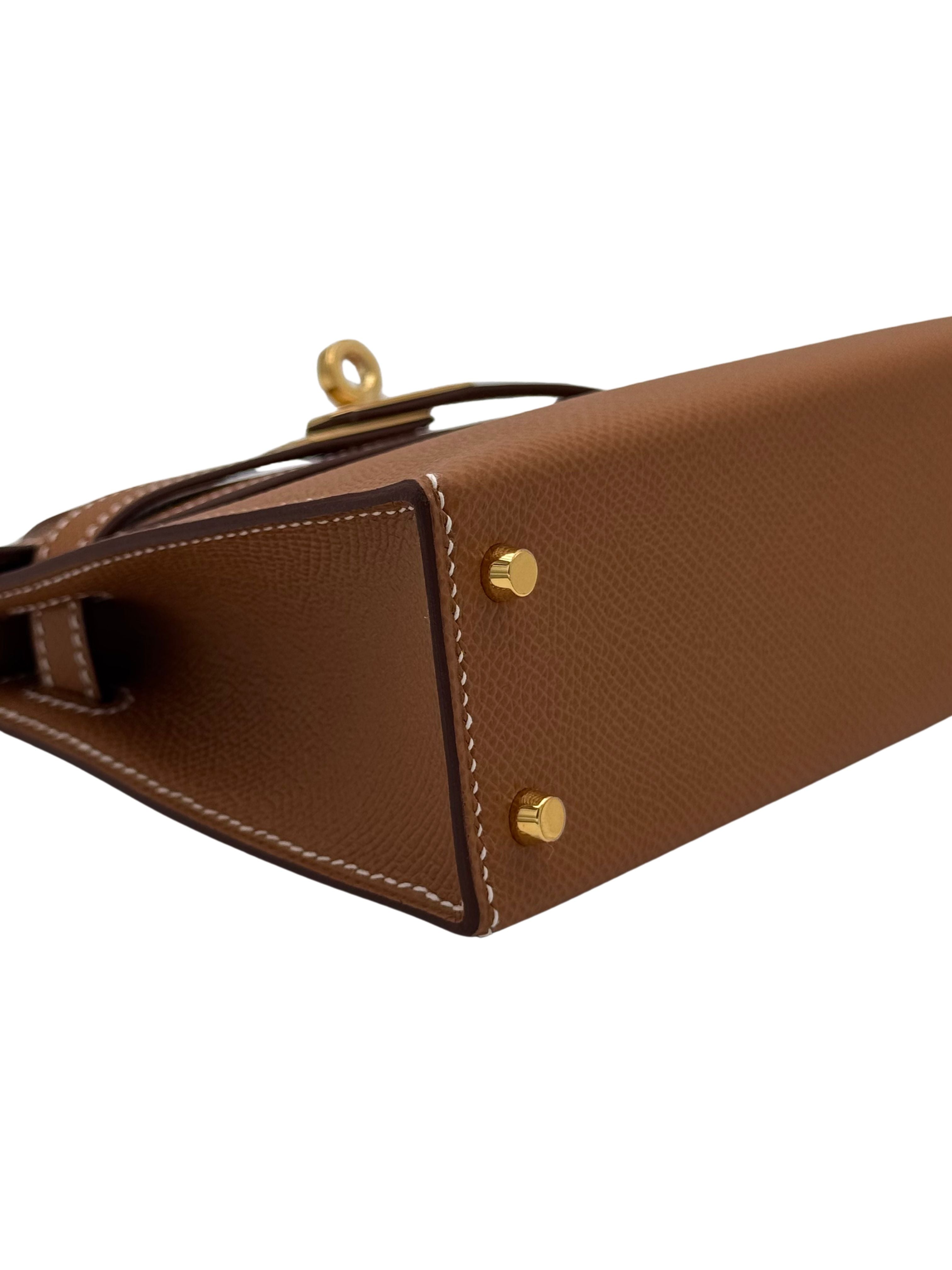 Hermès Kelly Mini Epsom Gold