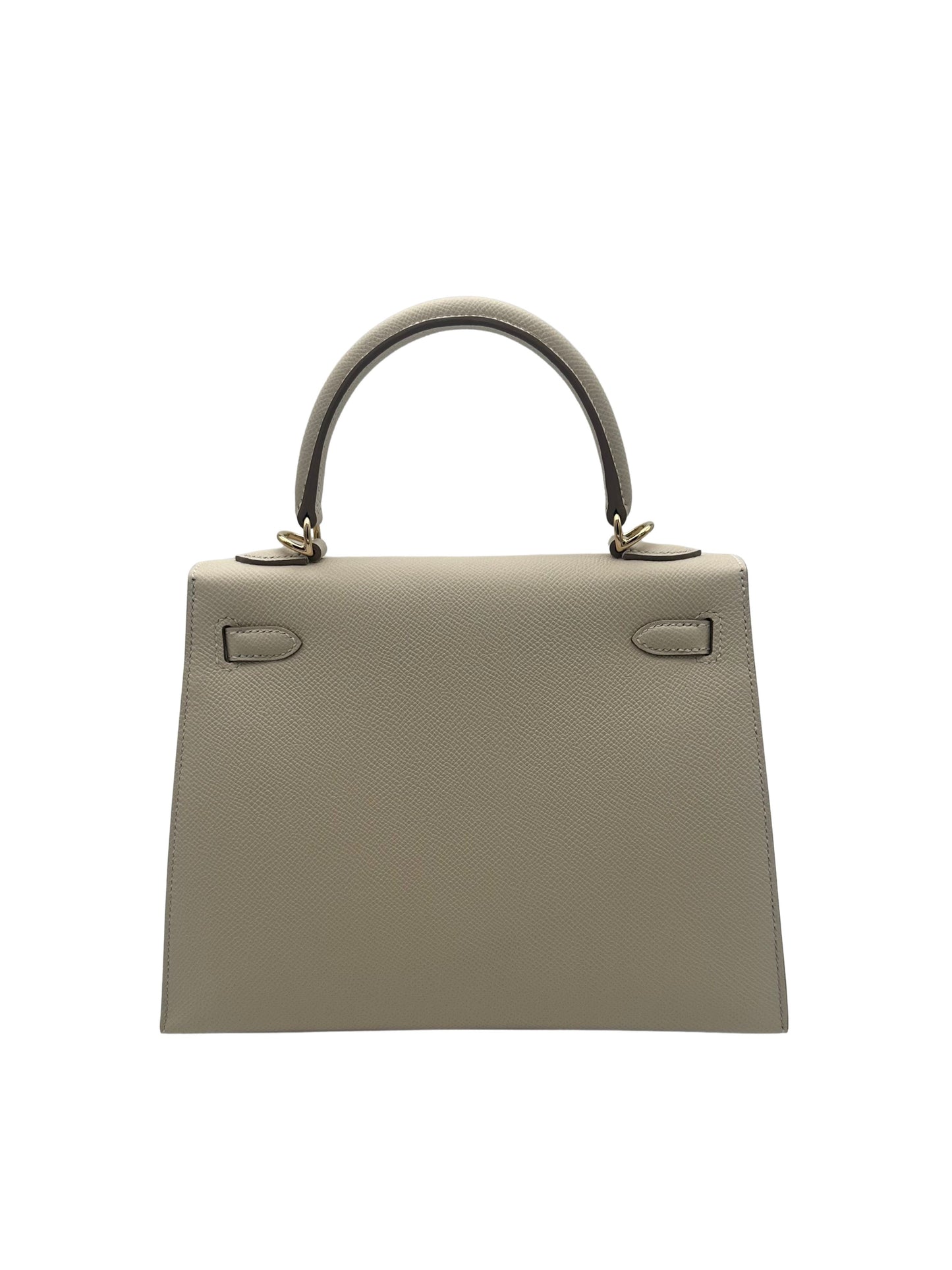 Hermès Kelly 25 Epsom Craie Gold Hardware