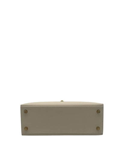 Hermès Kelly 25 Epsom Craie Gold Hardware
