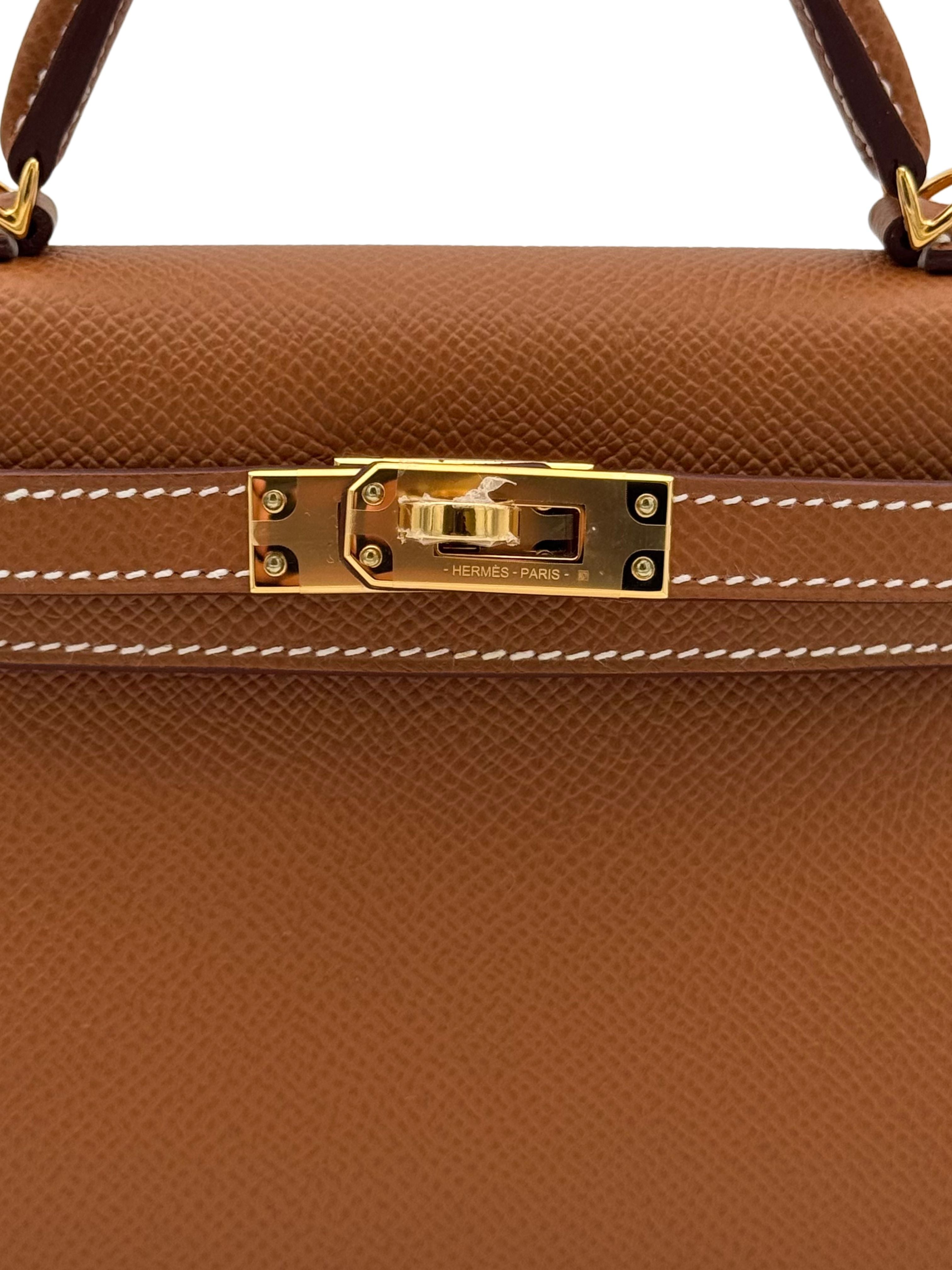 Hermès Kelly Mini Epsom Gold