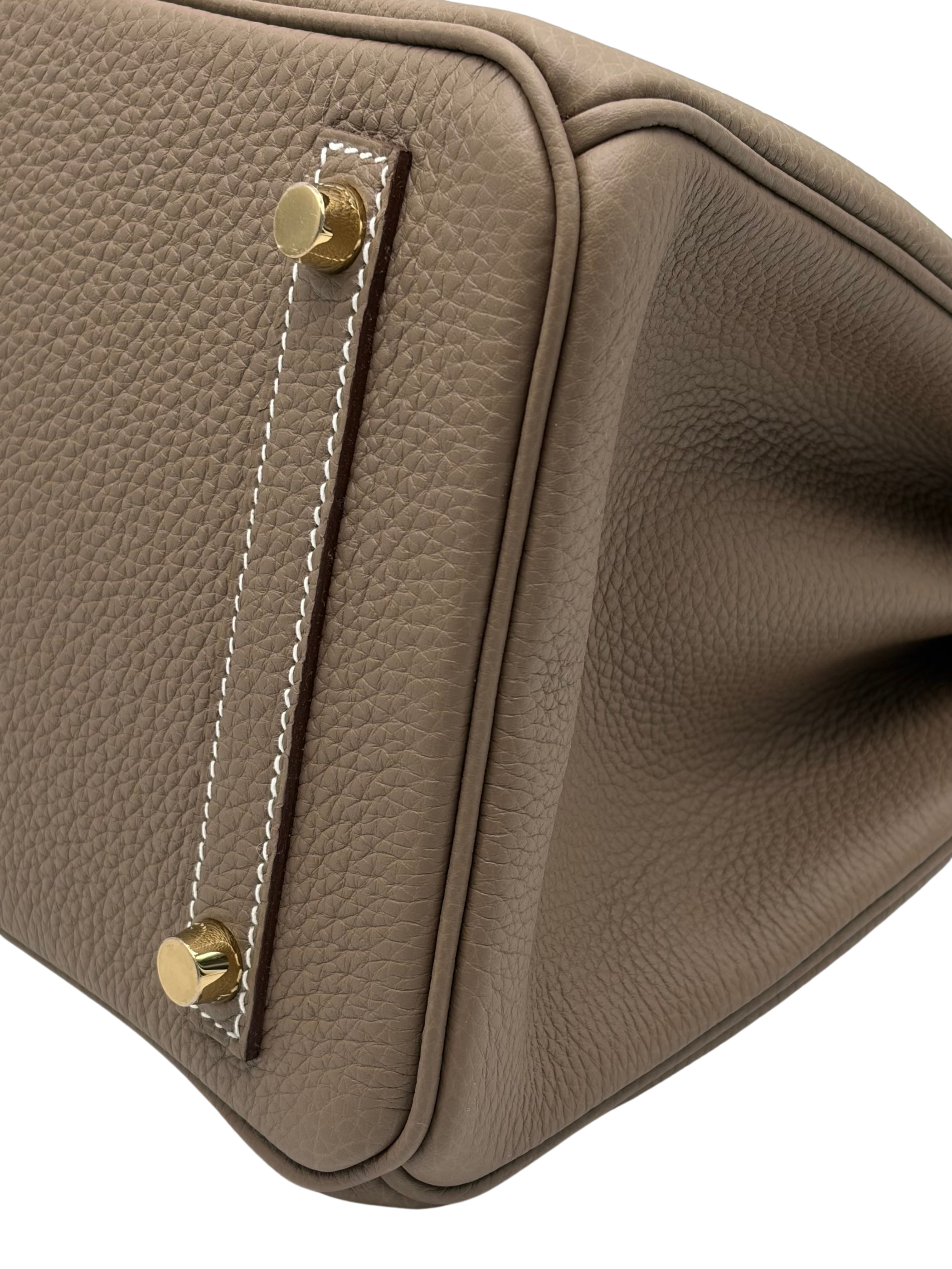 Hermès Birkin 30 Togo Etoupe Gold Hardware