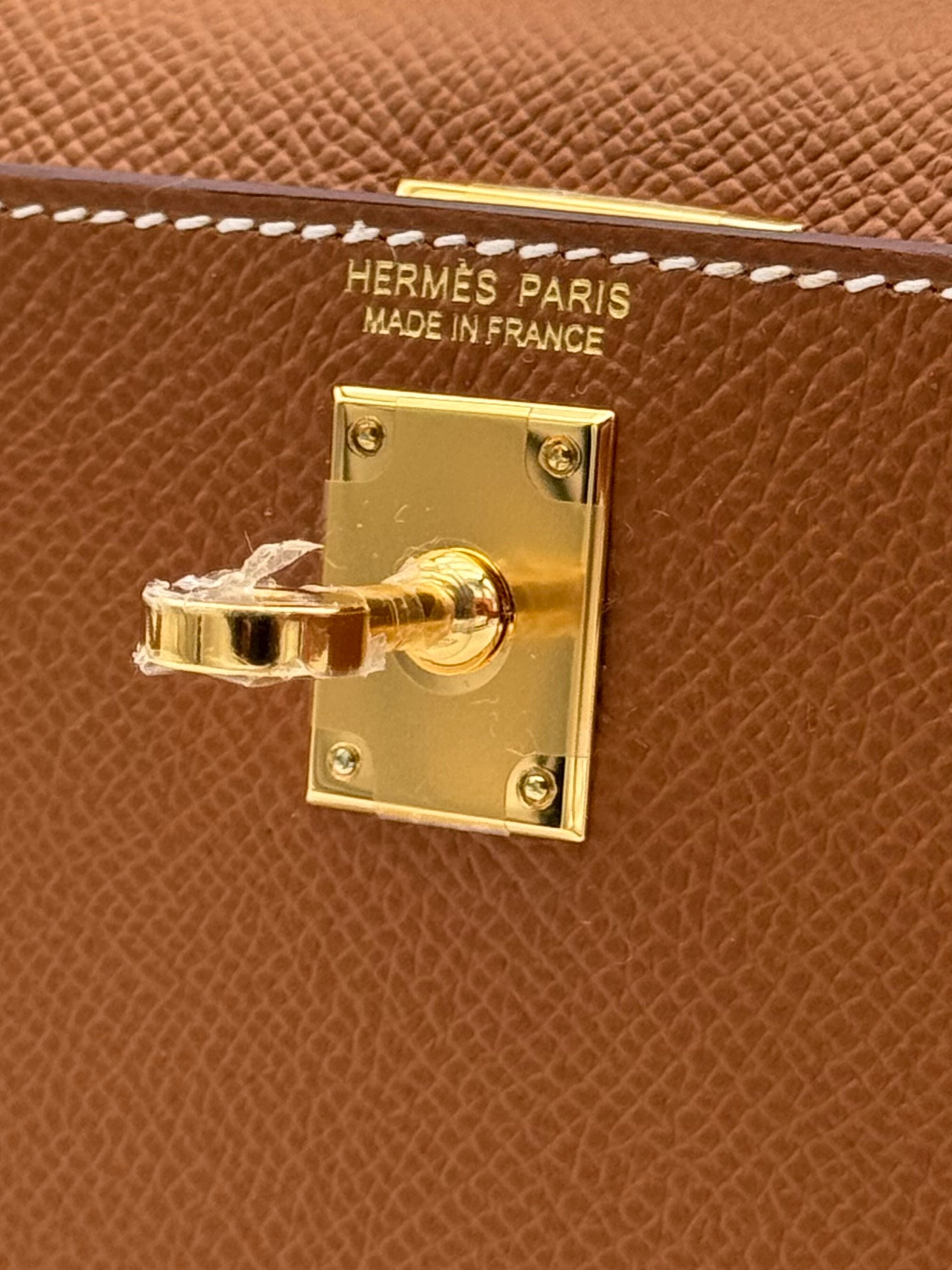Hermès Kelly Mini Epsom Gold