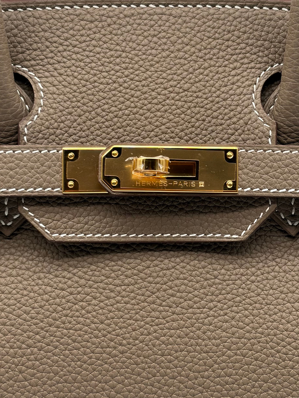 Hermès Birkin 30 Togo Etoupe Gold Hardware