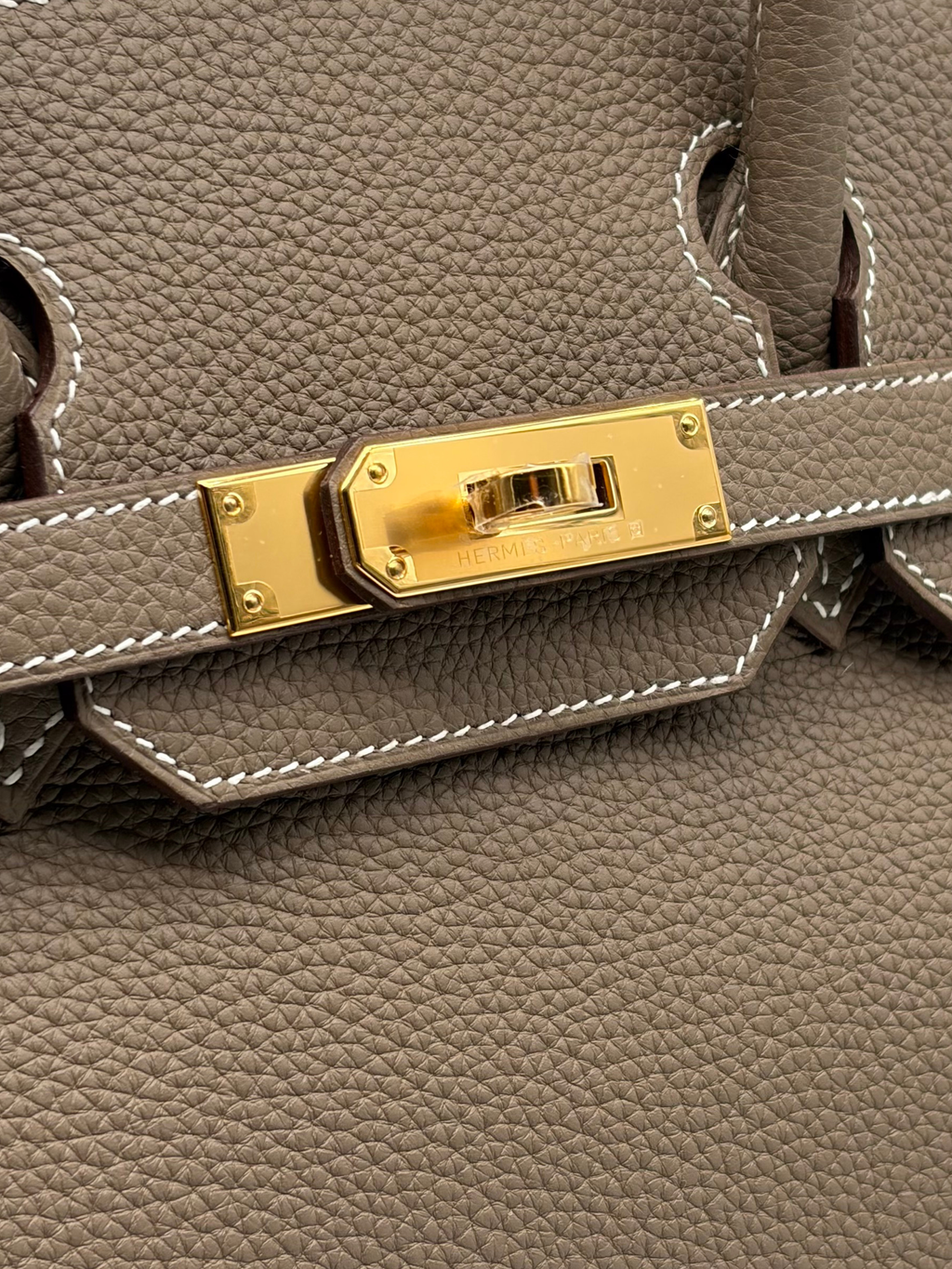 Hermès Birkin 30 Togo Etoupe Gold Hardware