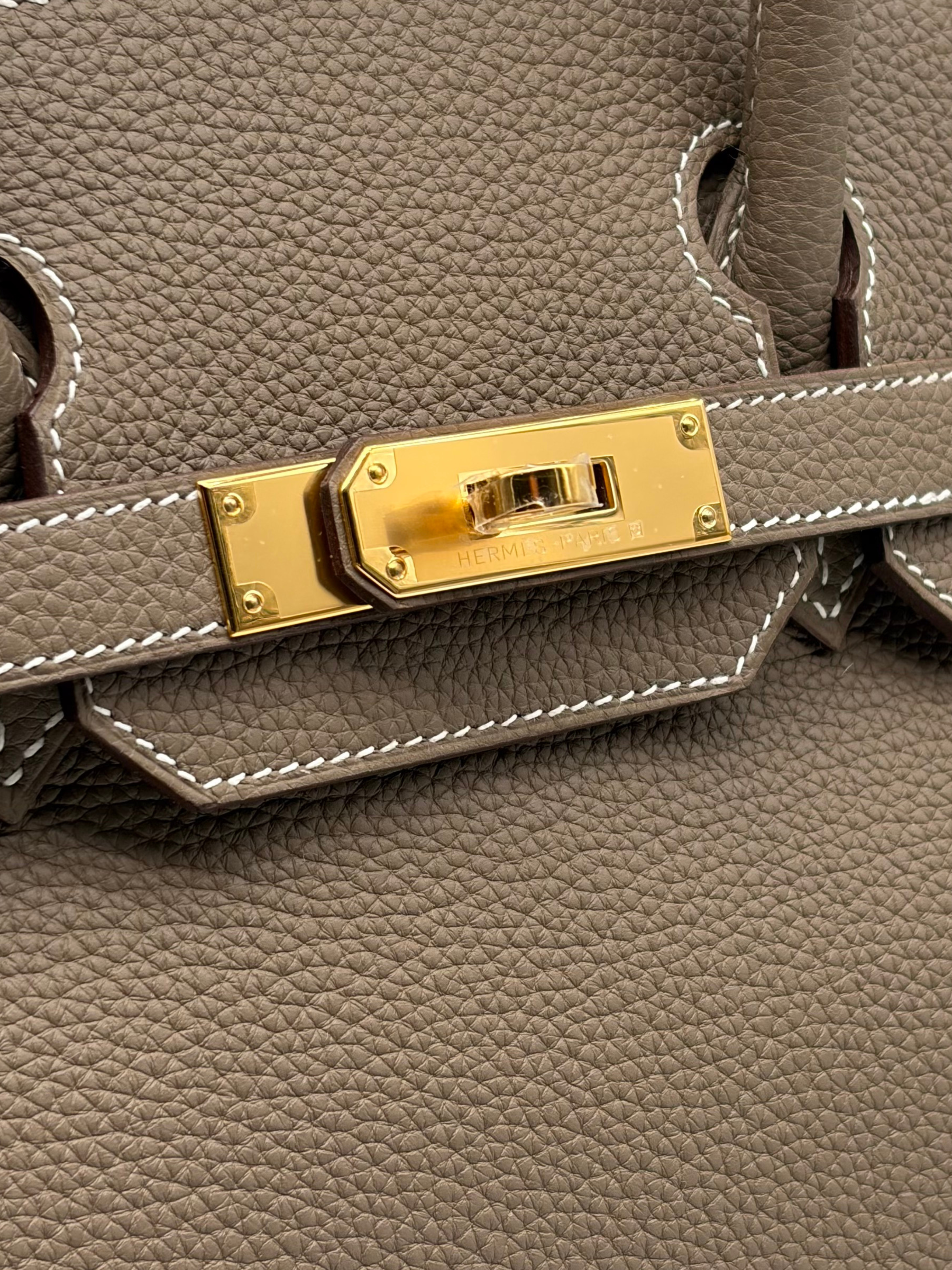Hermès Birkin 30 Togo Etoupe Gold Hardware