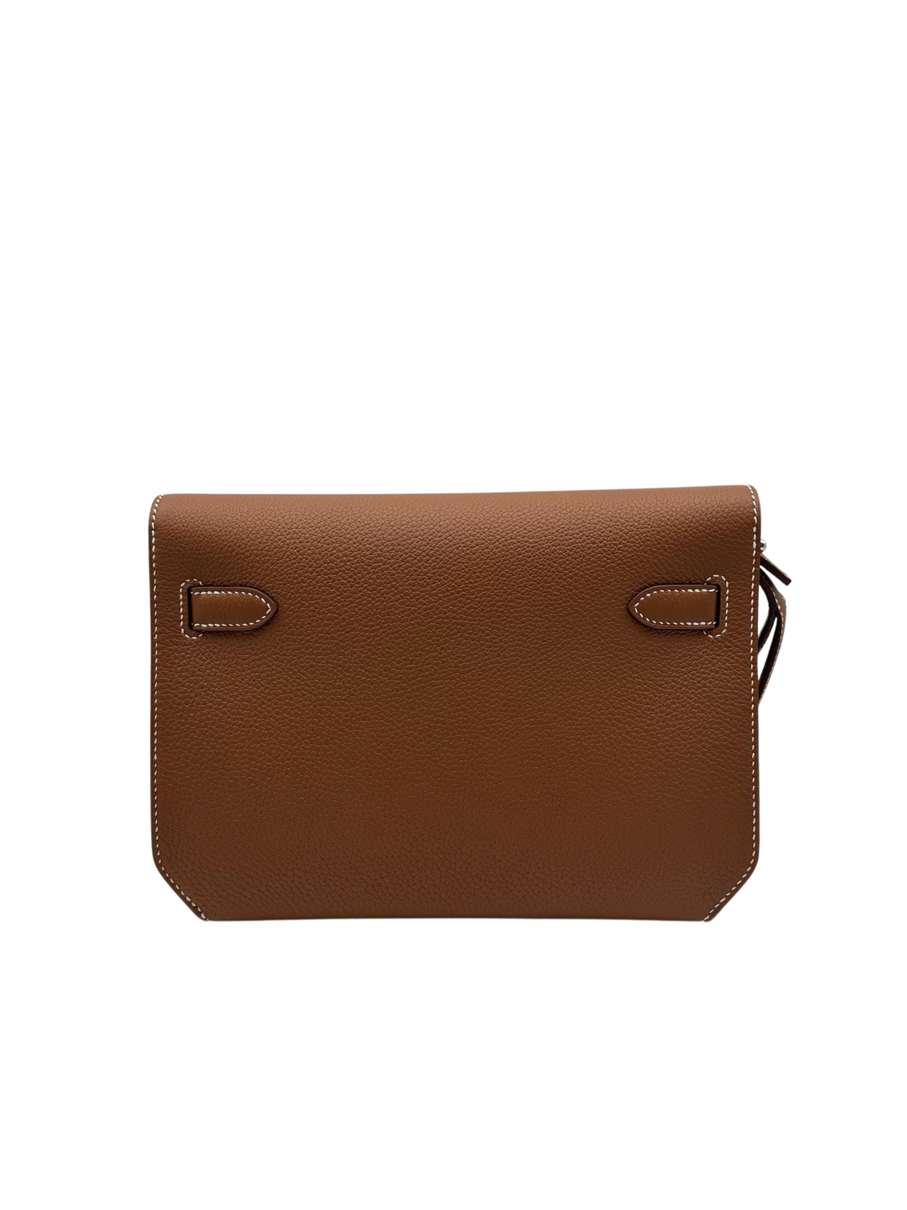 Hermès Kelly Dépêches 25 Togo Gold